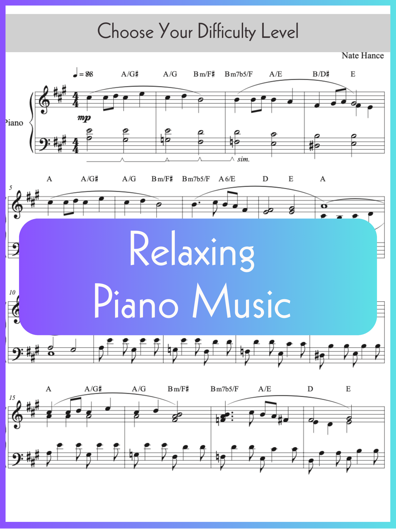Relaxing Original Piano Music