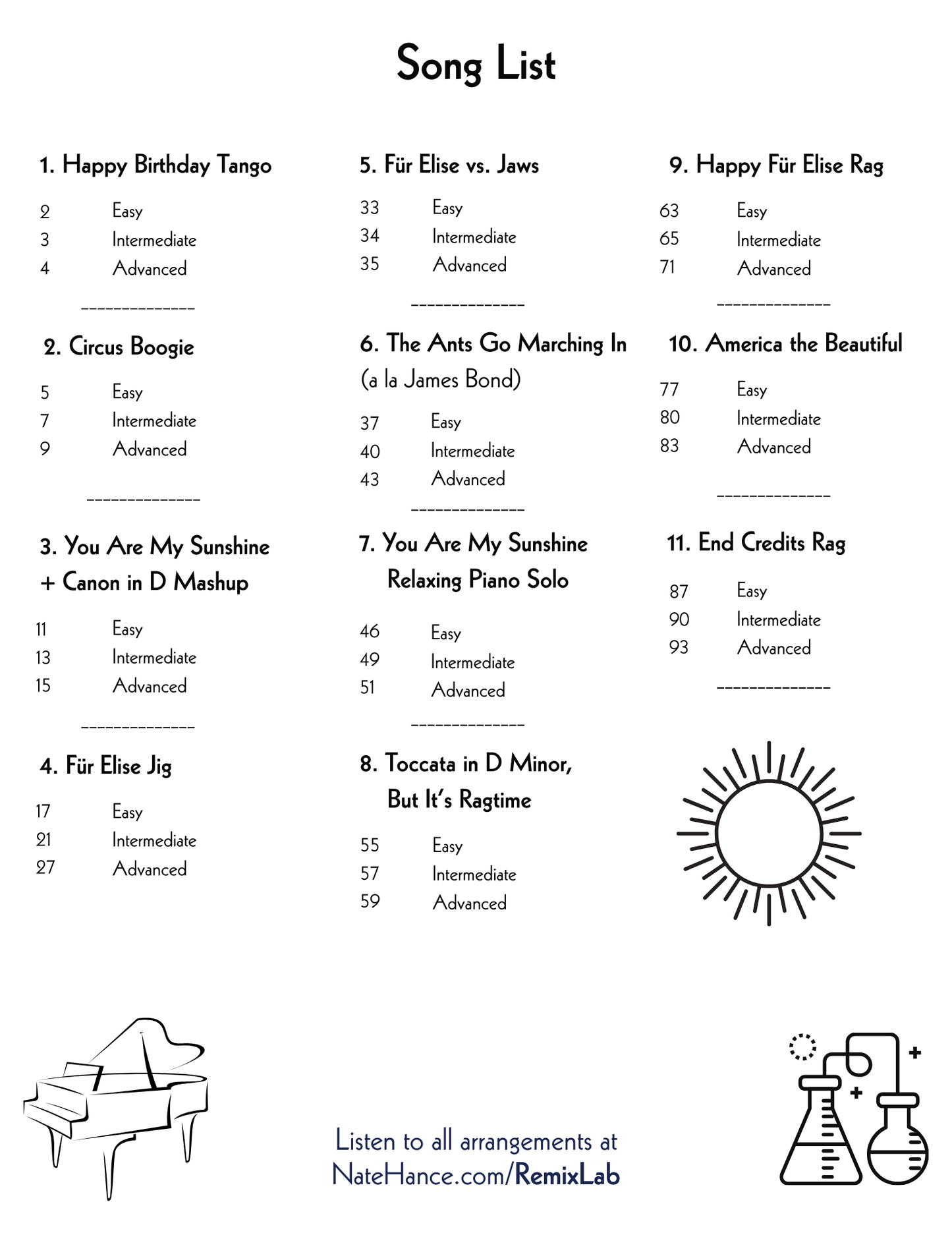 Piano Remix Lab - Spiral-Bound Book