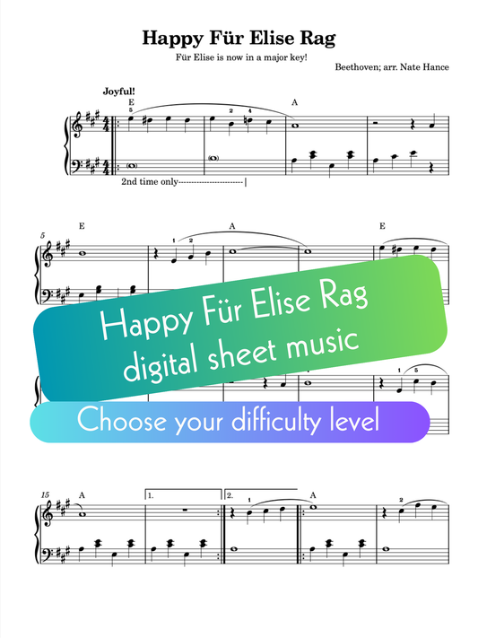 Für Elise Rag (Major Key)