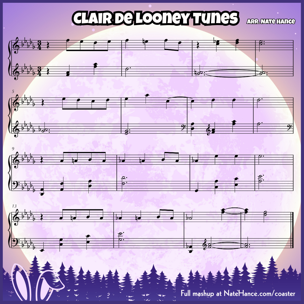 Mashup Coasters - Set of 4 Double Sided Fiberboard Coasters