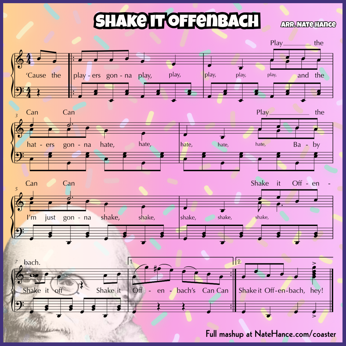 Mashup Coasters - Set of 4 Double Sided Fiberboard Coasters