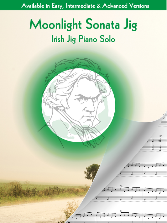 Moonlight Sonata - Irish Jig Piano Solo (Advanced Level)