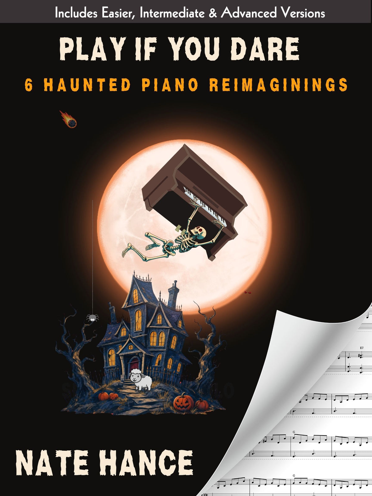 Play If You Dare: Halloween Piano Reimaginings (6-Song Pack) - PDF download with 3 difficulty levels - Piano Solo