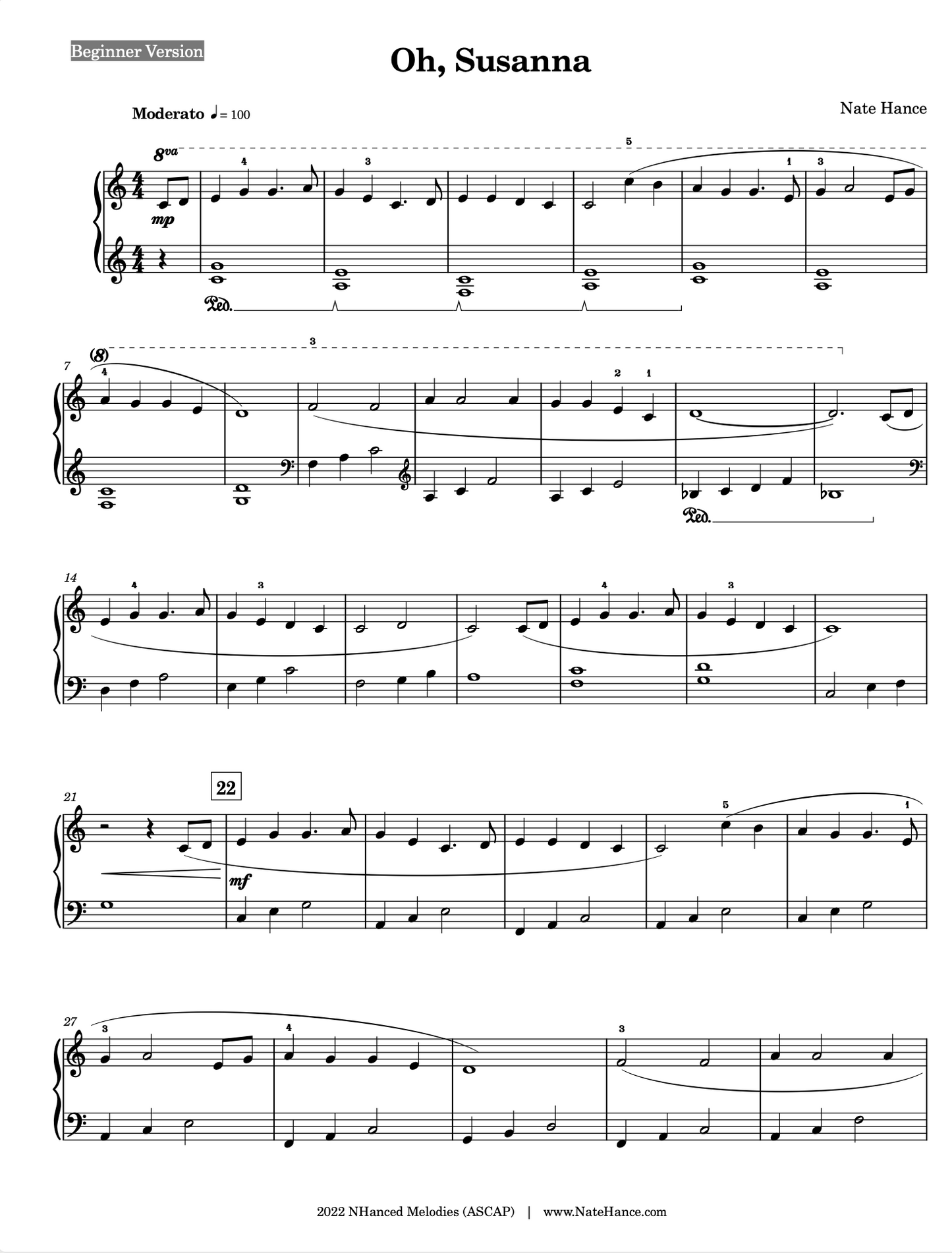 Piano Sheet Music Bundle #1