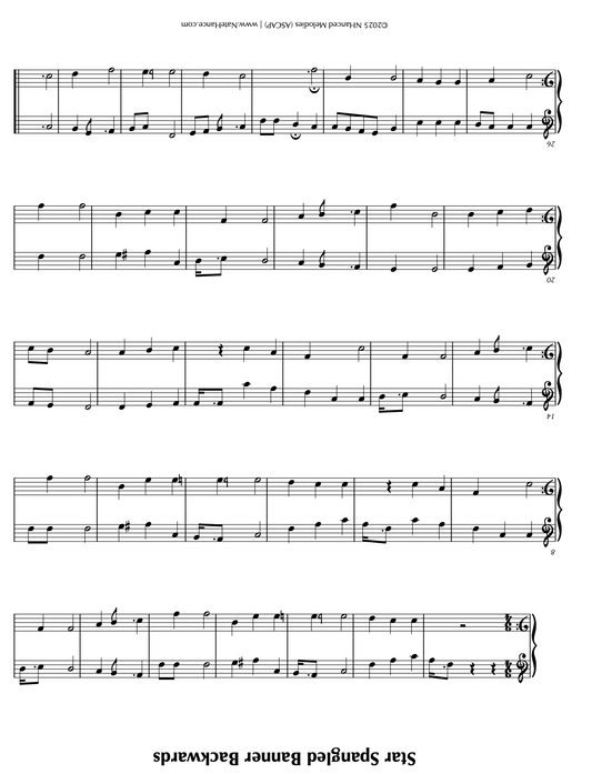 Star-Spangled Banner - Backwards and Forwards