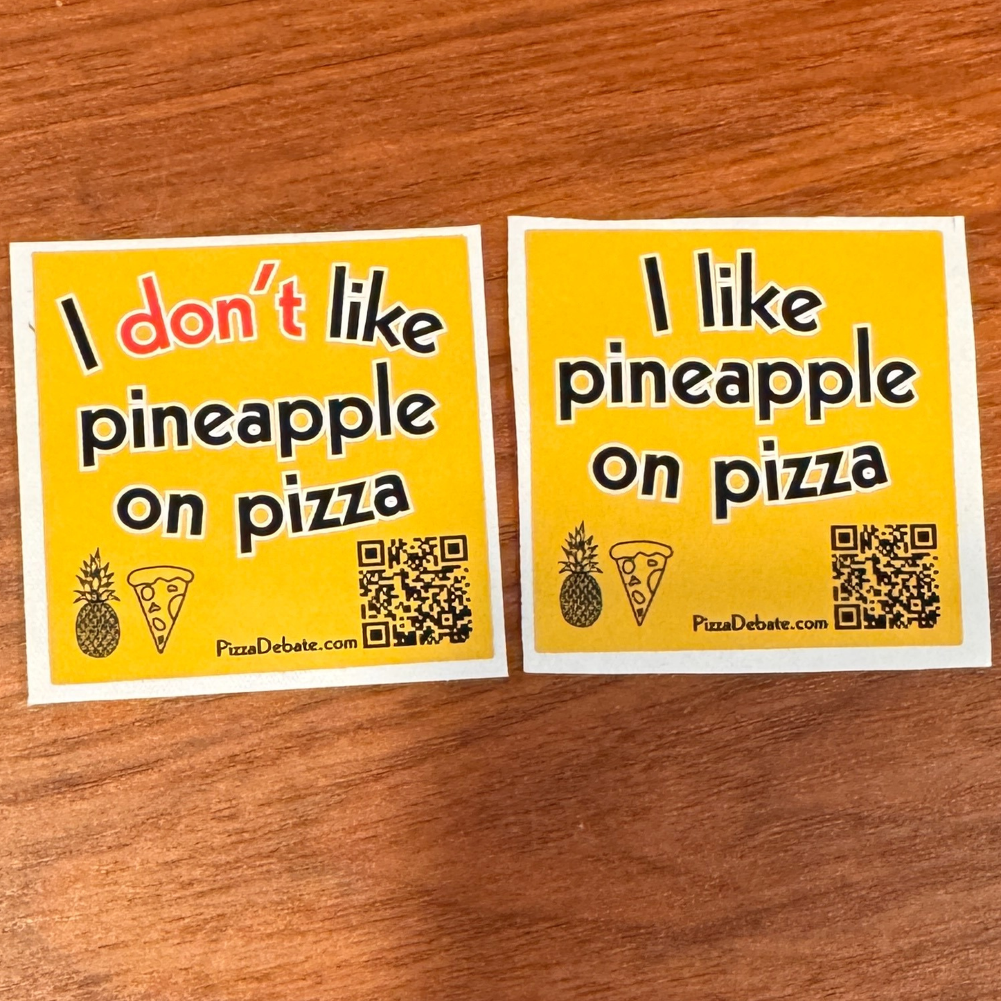 Choose Your Pineapple on Pizza Sticker